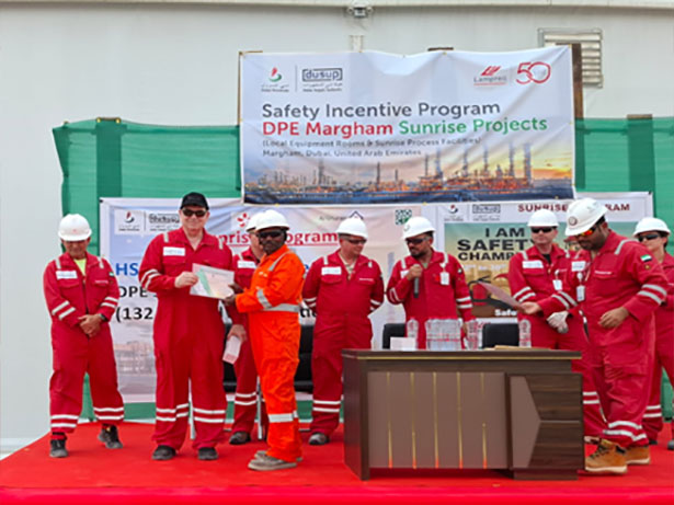 Safety Champion Recognition from DUSUP (MARGHAM GAS) - OHL & Underground CABLE